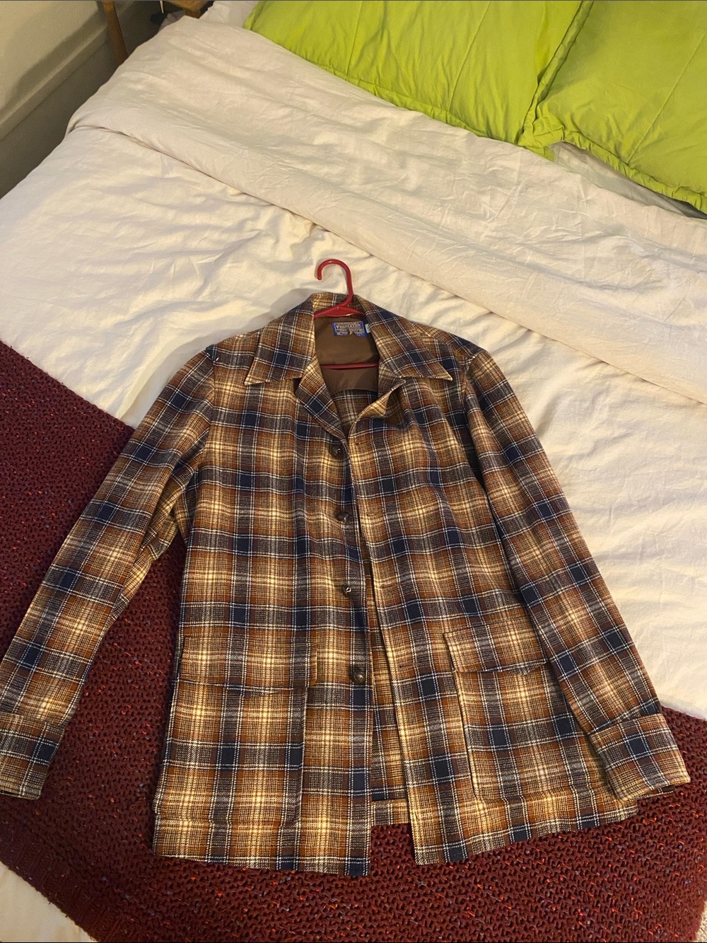 Vintage Pendleton Women’s Wool Plaid Jacket